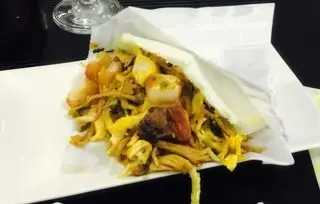 Arepa de ternera