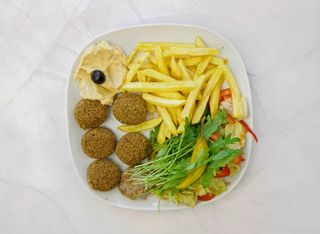 Falafel Plato con Patatas
