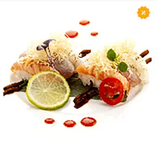 Nigiri flambe teriyaki