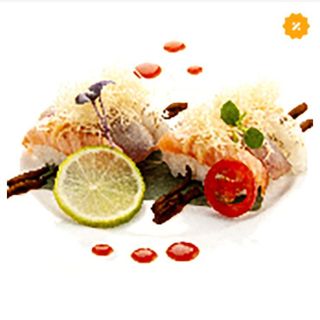 Nigiri flambe teriyaki