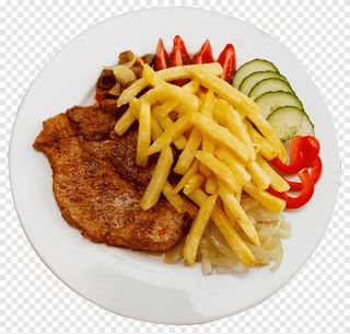 Assiette Escalope + Frites