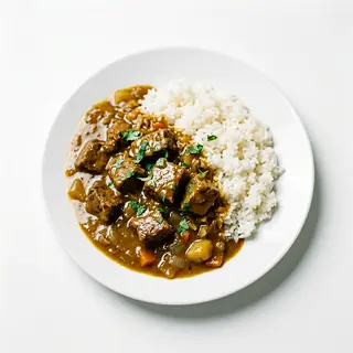 Arroz Al Curry Con Ternera