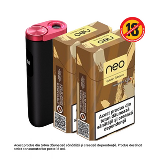 Starter Kit glo™ Hyper PRO Ruby Red + neo Golden Tobacco