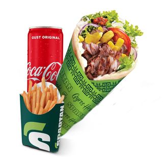 Meniu Gyros Lipie Hreanaki XXL Vitel Purcel Berbecut