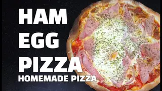Ham & Egg's pizza 24 cm