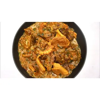 Seafood Ogbono + Goat