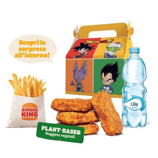 King junior menù nuggets plant based