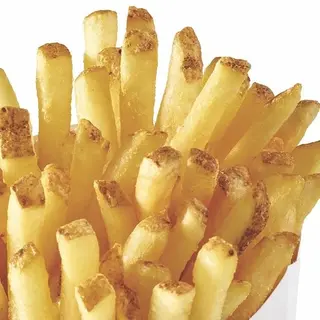 Porção grande de fritas