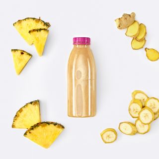 Смузі ананас+імбир+банан