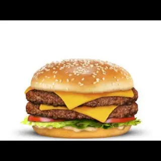 Doppio cheez burger menù