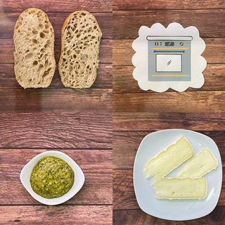 Bocadillo De Brie Pesto
