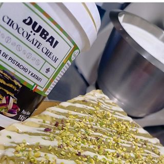 Tarta de queso con chocolate Dubai 