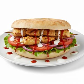 Panino spiedini pollo