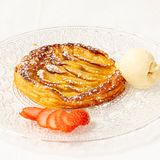 Hojaldre de manzana  hecho al momento