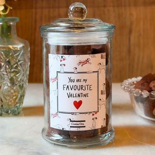 Tarro De Trufas De Chocolate Especial San Valentín