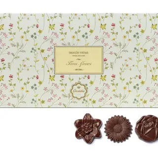 Coleção Flores Vintage Chocolate Negro