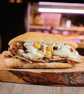 Panino carbonara