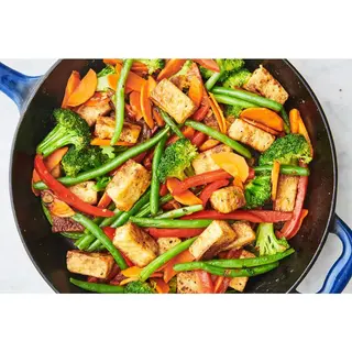 Stir-Fried Tofu With Seasonal Vegetables