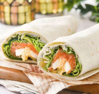Wrap de salmón
