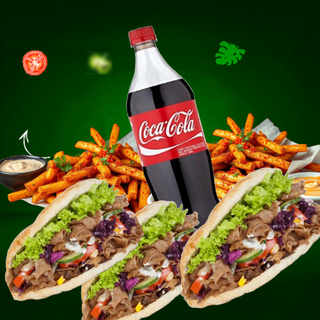 Menú Kebab (Para 3 Personas)