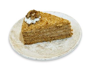 Медовик с грецким орехом (120г)