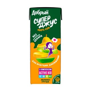 Հյութ Դոբրի մուլտի առանց շաքար 0,2լ