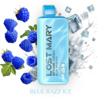Lost Mary Blue Razz Ice Puffs, 5% Strength