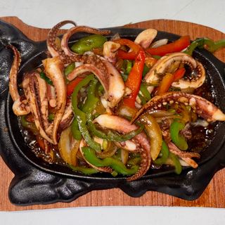 Patas de calamar a la plancha