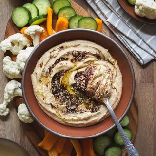Hummus com Zaatar
