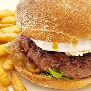 Hamburguesa con Queso de Cabra