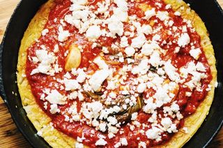 Farinata pizzata