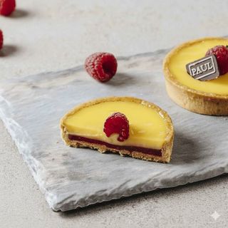 Tarte passion framboises