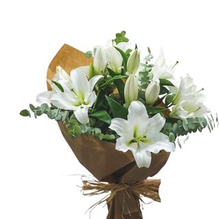Ramo liliums blancos (M)