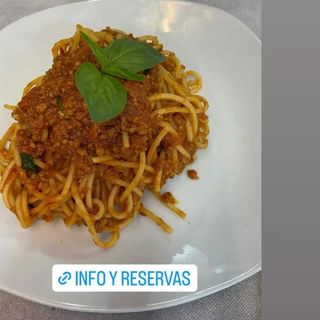 Espagueti Allá Bolognese