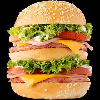 HAMBURGUESA POLLO DOBLE Y SUPER