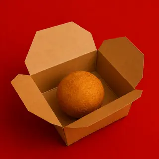 Arancino al burro palermitano