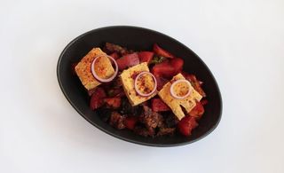 Салат с баклажаном