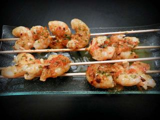 Pincho de gambas (2 uds)