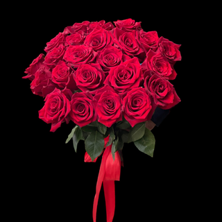 25 Big Red Roses
