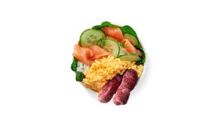 Jajecznica Łosoś Bowl