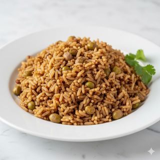 Ración De Moro de guandules con coco