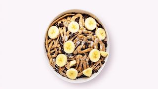 კრეპის სპაგეტი ბანანით