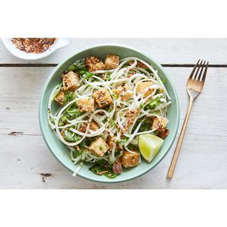 Thai Rice Noodle Salad - Crispy Tofu
