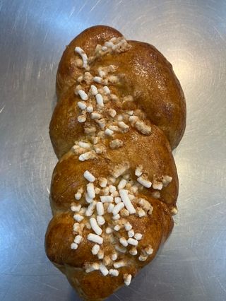 Treccia con granella vuota