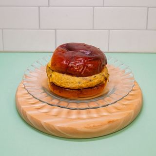 YayaBurger de tortilla trufada