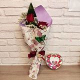 2 Rosas Con Bombones