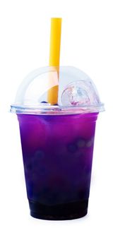 Коктейль Bubble Tea Чорничний Blue Curacao 350мл