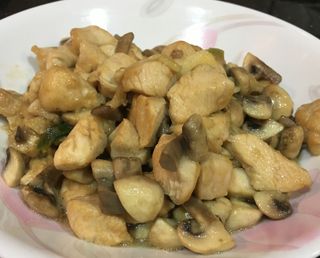 pollo con champiniones