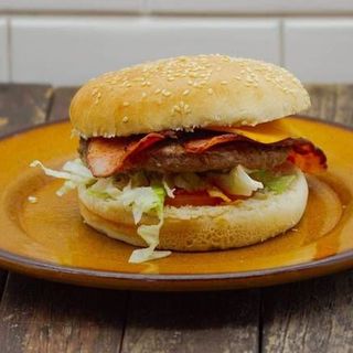 Hamburguesa con Queso y Bacon
