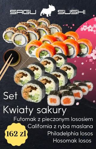 Set Kwiaty sakury delivery
